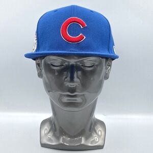 New Era 9FIFTY‎ Chicago Cubs Snapback Hat Blue 1914 Wrigley Field Side Patch Cap